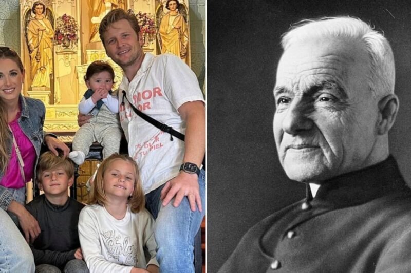 Alexander Acha e sua família promovem a devoção a San André Bessette