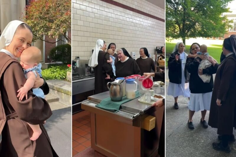 Baby Visite sua tia religiosa e sua comunidade na mudança de vídeo