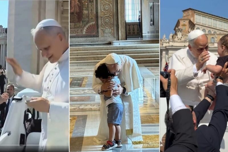 O papa León já conquistou o coração das crianças … e essas ocasiões mostram
