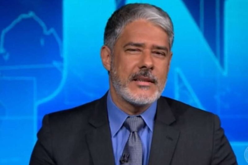 Ao vivo, William Bonner faz brincadeira sobre saída do ‘Jornal Nacional’