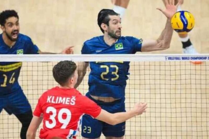 Brasil joga bem, bate os tchecos e encaminha a classificação no Mundial de vôlei