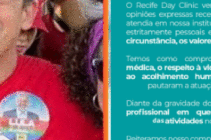 Clínica no Recife demite médico que comemorou assassinato de Charlie Kirk