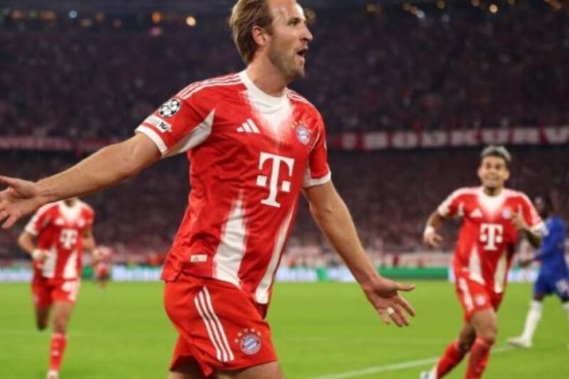 Bayern vence Chelsea na estreia na Champions com dois de Harry Kane