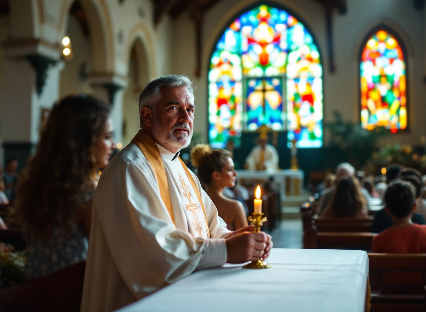 Igreja Católica em Honduras durante missa
